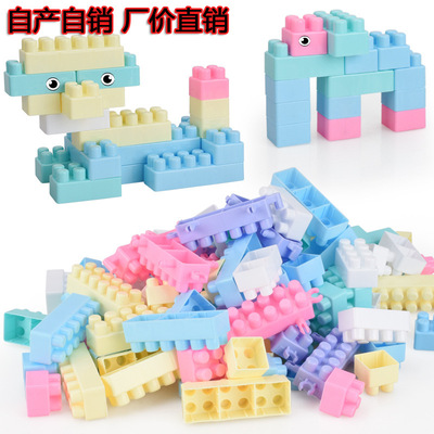 children Building blocks Table Assemble Toys Puzzle baby girl 1-3-6 Small particles multi-function legao
