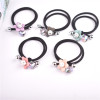 Hair accessory, hair rope, crystal, Korean style, flowered