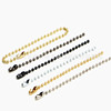 [2.4mm stainless steel bead chain] High -quality wave bead chain iron bead chain copper bead chain spot supply bead chain