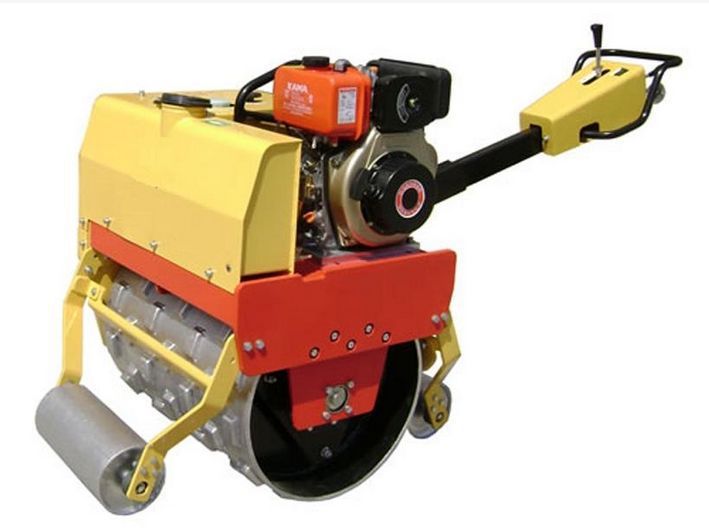 供应手扶小压路机 沟槽回填压土机 1.5吨小型双钢轮座驾式压路机