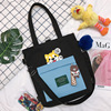 Shoulder bag, trend cute one-shoulder bag, Japanese school skirt for elementary school students, cloth bag, 2021 collection, Korean style