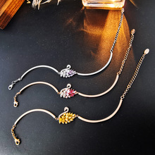 Thời trang dải màu thiên nga zircon vòng đeo tay Nhật Bản và Hàn Quốc mới trang sức phổ biến Sen khí chất nữ thần trang sức bán buôn Vòng tay