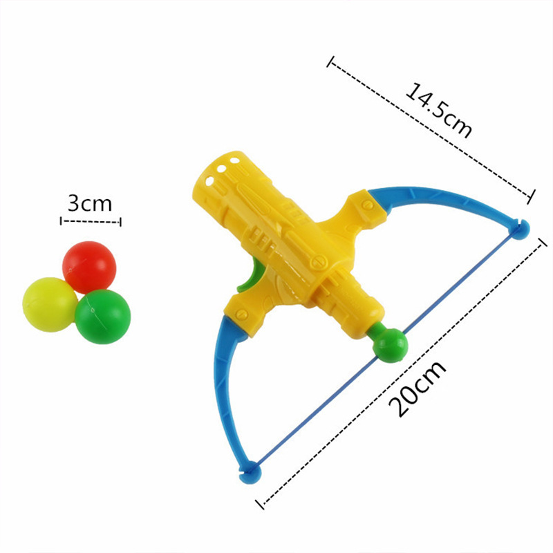 Archery Table Tennis Gun Toy Wholesale: Kids' Competitive Plastic Ball Bow & Arrow Gun Set Toys