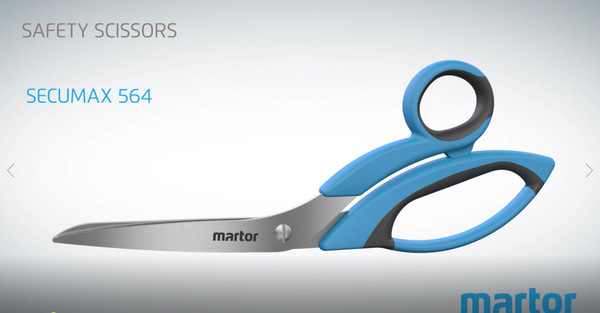 Safe scissors stainless steel