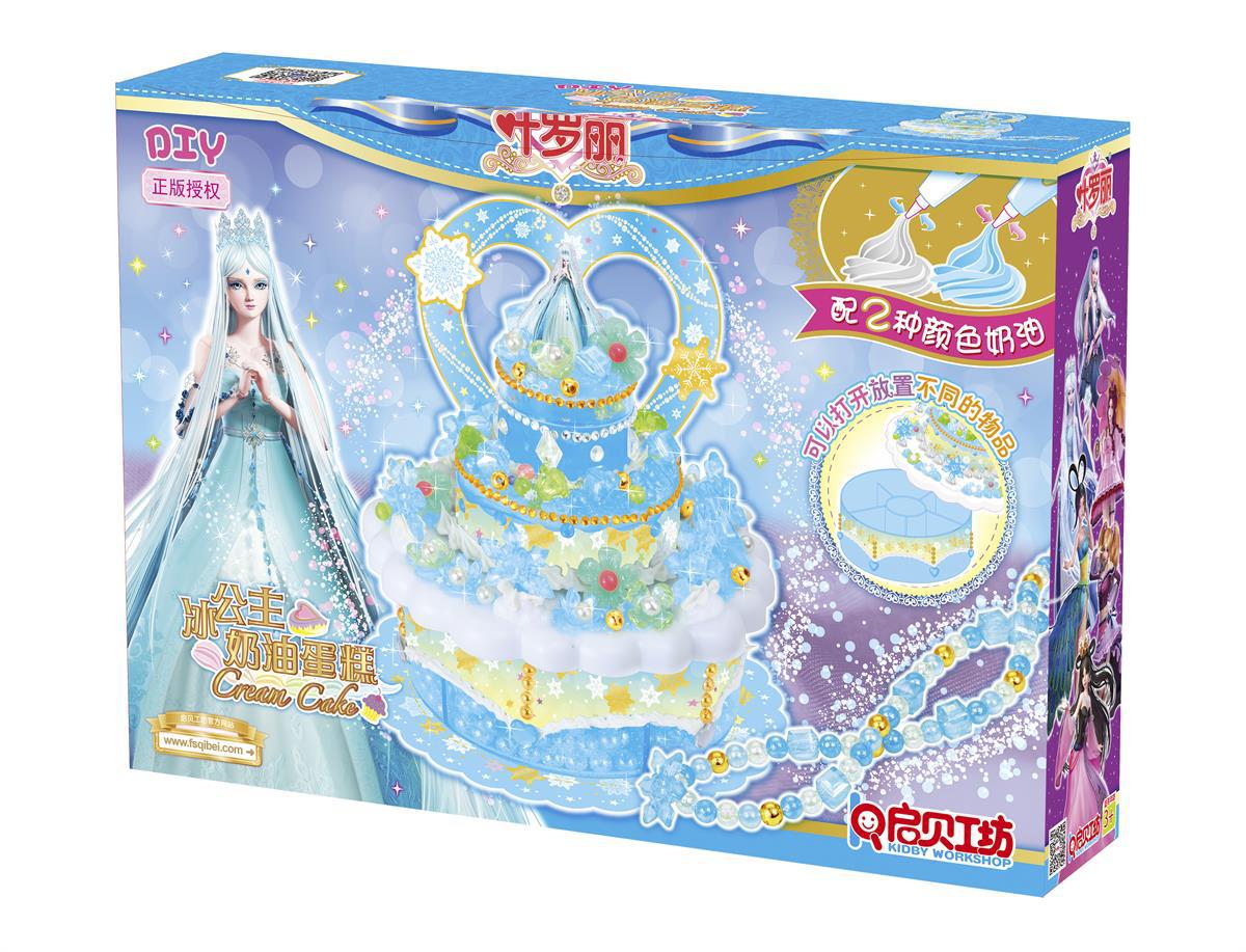 冰公主奶油蛋糕