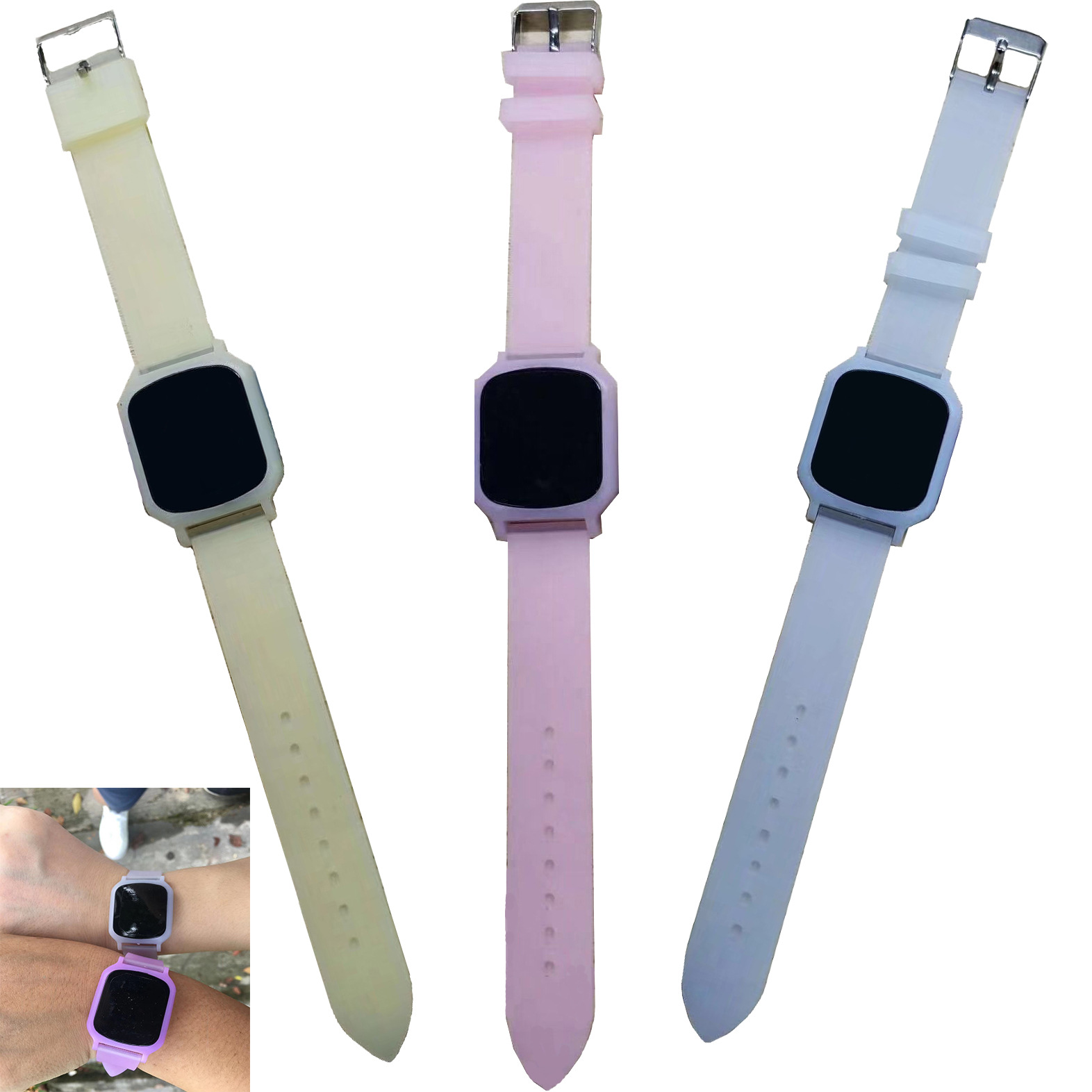 Cute electronic trend men's watch for men and women