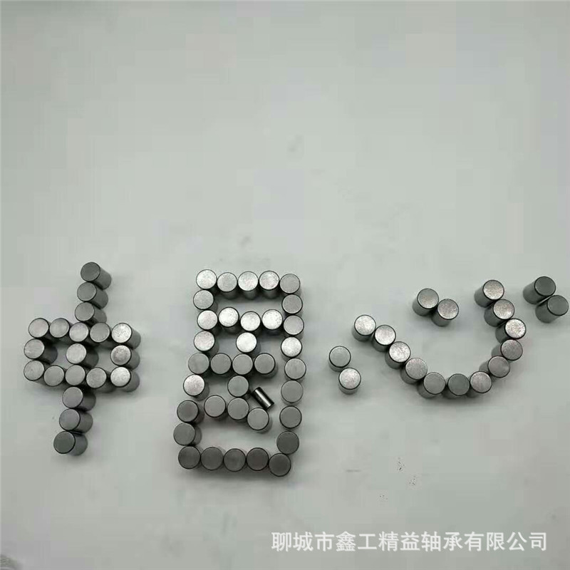 圆柱滚子圆柱销滚针圆头平头滚柱轴承钢销子现货供应国标非标定制