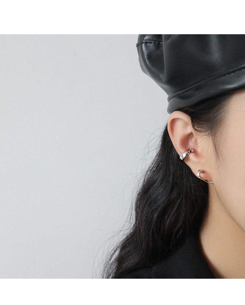 Water Plating Gold Plating Process Korean Style Pin Silver Earrings Wholesale