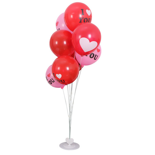 Transparent table floating bracket column balloon tree floor floating display stand wedding birthday party decoration supplies