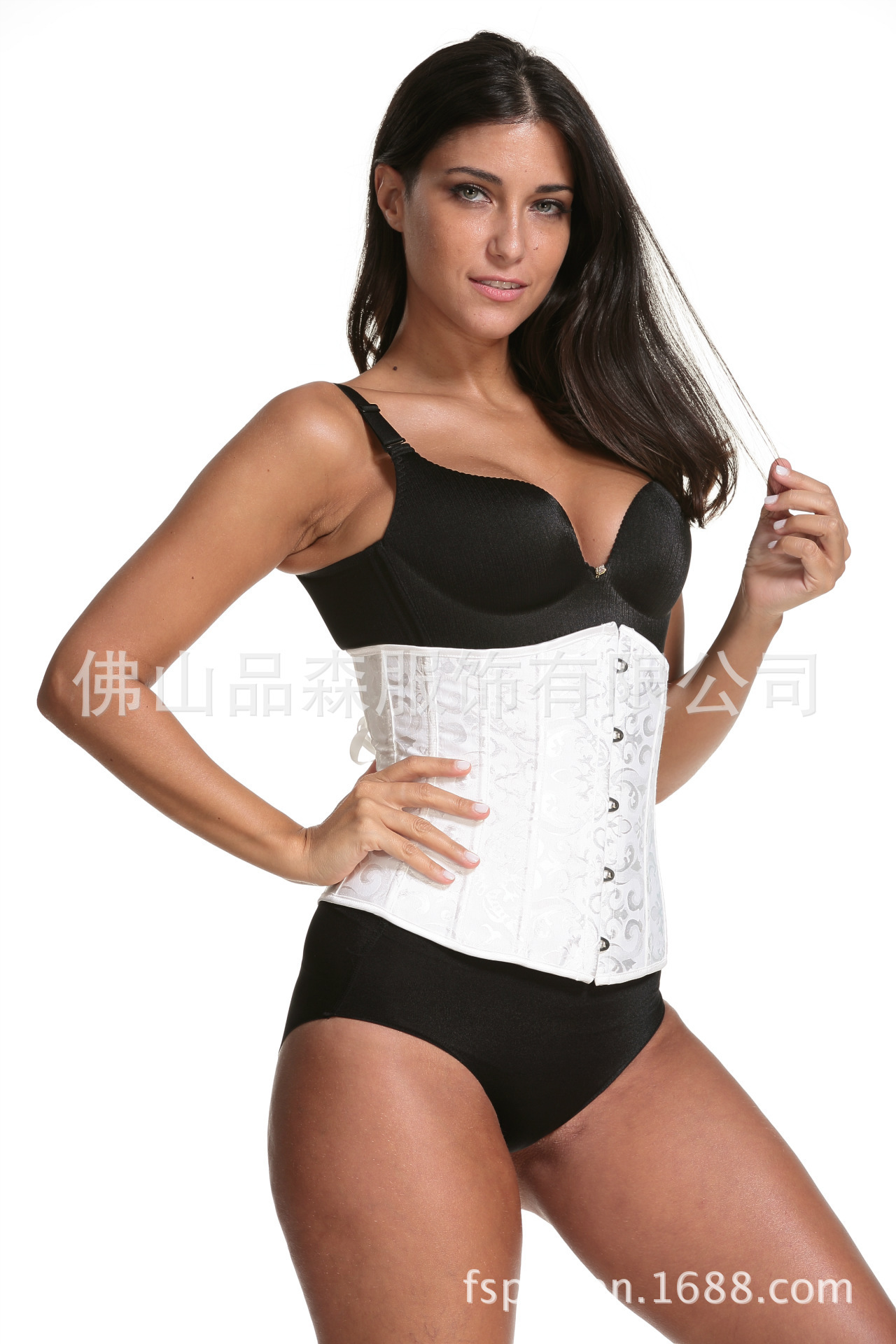 經典款骨衣女士收腹帶束腰帶塑腰宮廷束身衣鋼骨鋼扣束身腰封女