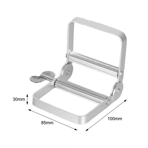 Wholesale metal paste squeezer stainless steel lazy toothpaste squeezer hair salon hairdressing tool handle squeeze dye paste