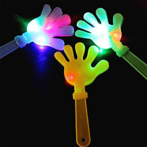 Large luminous 28cm luminous hand clap flash clap device luminous toys cheering props manufacturer wholesale