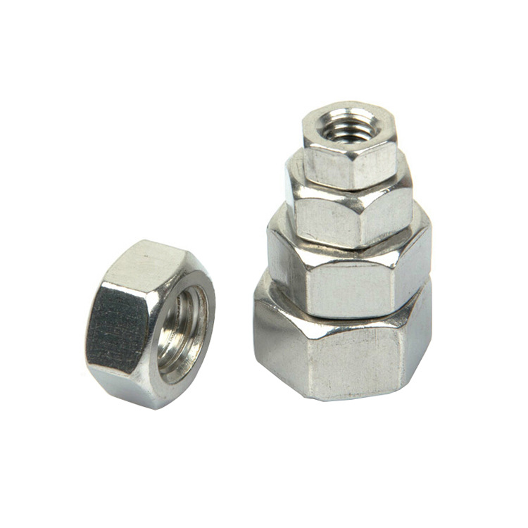 碳钢4.8级六角螺母 光母 台湾机打螺帽 粗牙细牙螺丝帽 可定做