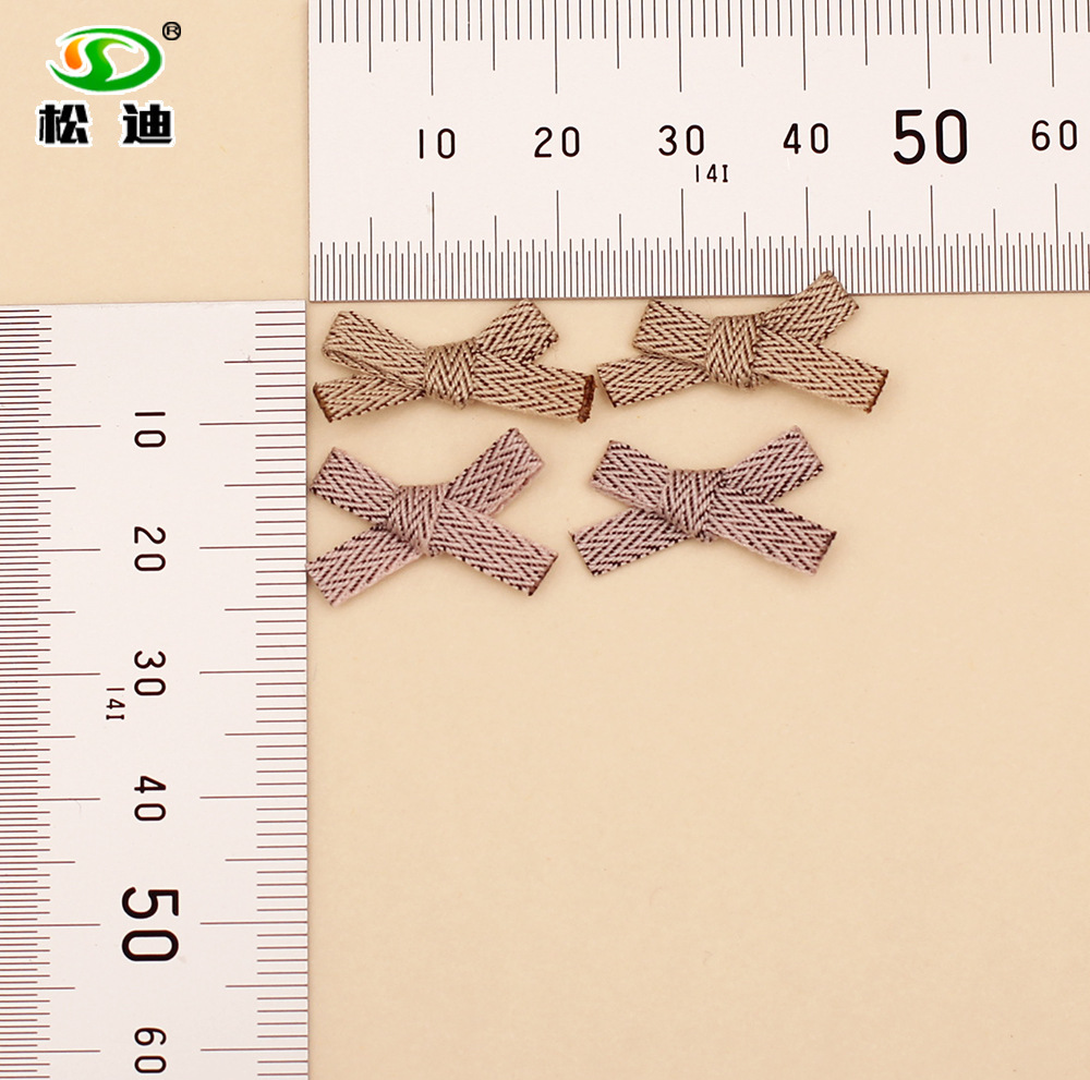 3毫米双人字韩版蝴蝶结