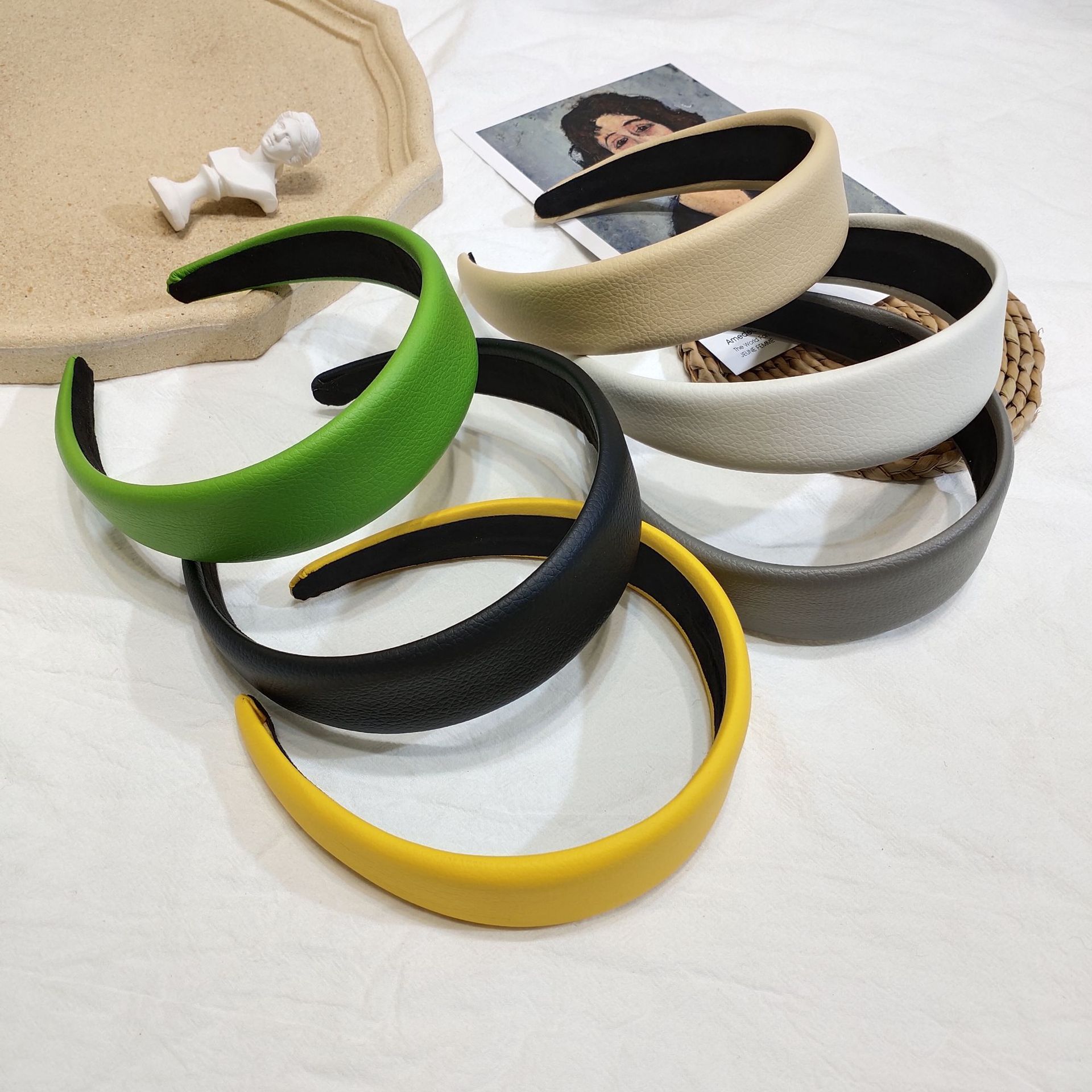 Simple New Leather Simple Headband display picture 7