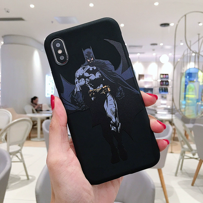 Apple, мультфильмы совместимые комиксы, чехол для телефона, iPhone 13, матовый iPhone13 Pro для мужчин и женщин, Бэтмен, iphone