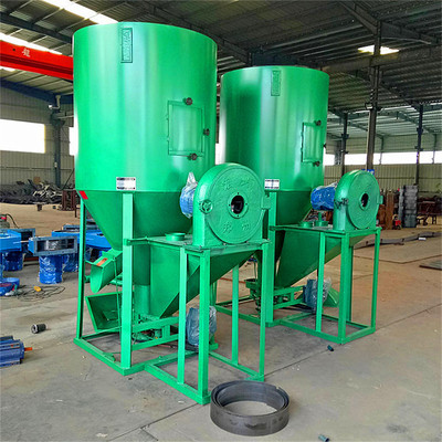 厂家直销强制上料立式粉碎混合搅拌机 玉米豆粕粉碎搅拌混合机|ru