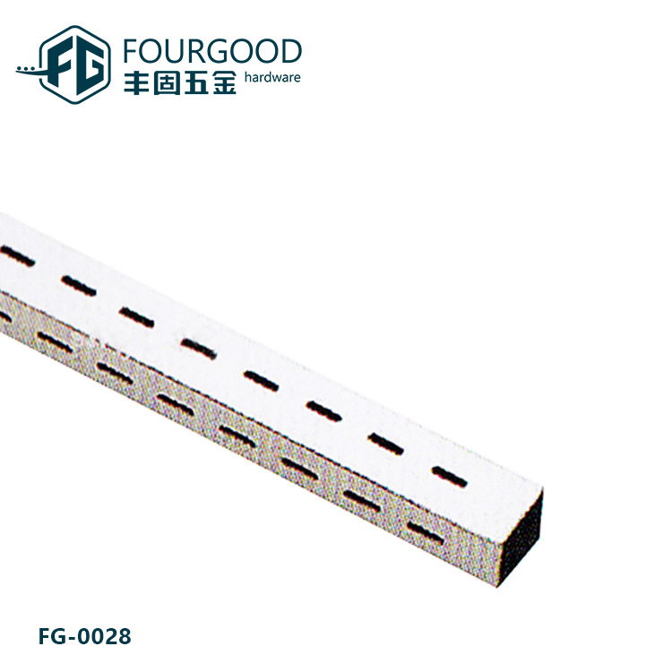Suministrado directamente del fabricante, tubo cuadrado de hierro galvanizado AA de 38*38 mm, barra de pilar A, engrosada, específicamente para estanterías de tiendas de ropa.