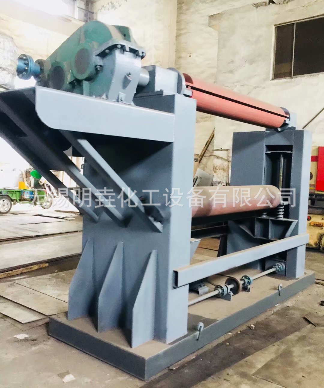 供应400平方螺旋板换热器卷板机自动2000mm型螺旋板换热器卷板机