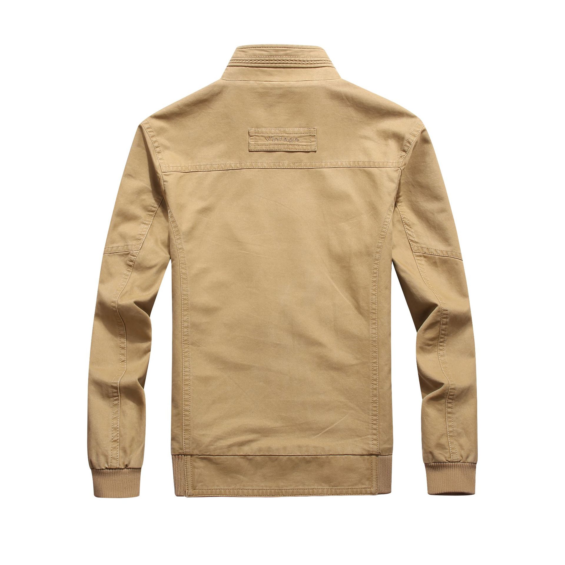 2019 otoño nueva chaqueta transfronteriza de los hombres de cuello alto casual chaqueta de los hombres más tamaño chaqueta delgada ropa de hombre