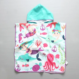 儿童泳衣;泳帽;连帽浴巾