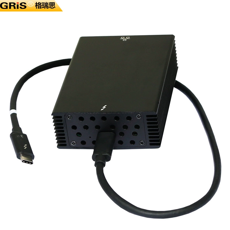 Преобразователь Ethernet Thunderbolt 10G для серверов/маршрутизаторов, высокая плотность портов, чёрный
