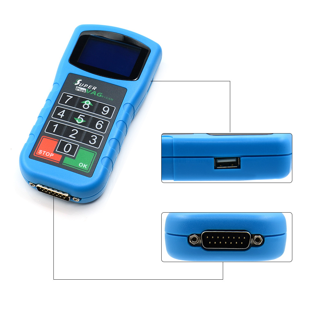 YIQIXIN 2.0 / V4.8 Scanner diagnostico OBD per Super VAG K CAN Plus per VW per Audi per Skoda per sedile perno di correzione chilometraggio Cod - 12298982292 505435684