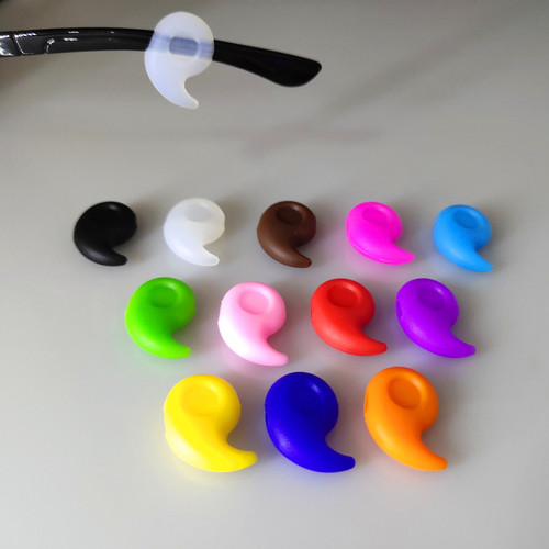 Glasses spun slip-on ear cups, behind-the-ear glasses bracket accessories, silicone spun-off fixed ear hooks, temple protection covers