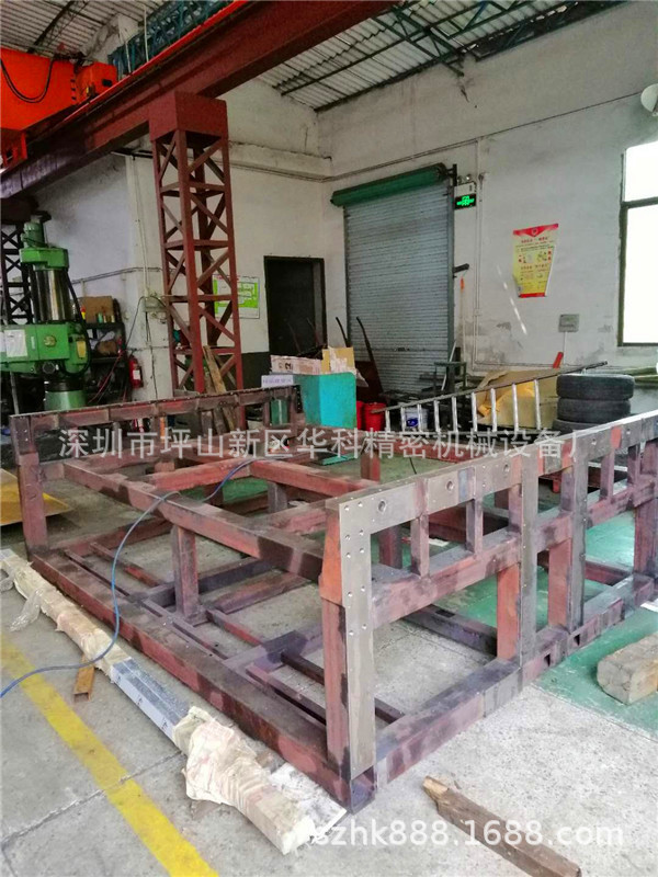 机架加工设备机架 龙门电脑锣 加工中心加工 龙岗大型焊接机架