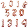 US version of 16-inch Rose Gold A-Z 26 small letters Sweet Wedding Wedding Decoration Tr mored balloons wholesale