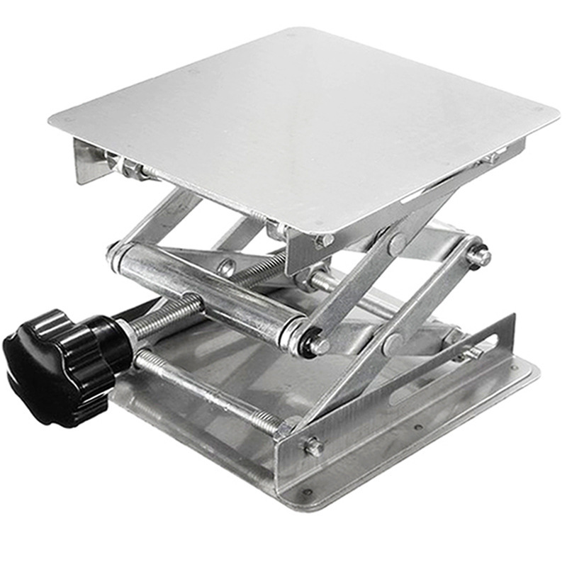 Manual stainless steel lifting table for laboratory 100x 100mm small lifting platform Manual stainless steel lifting table for laboratory 100x 100mm small lifting platform