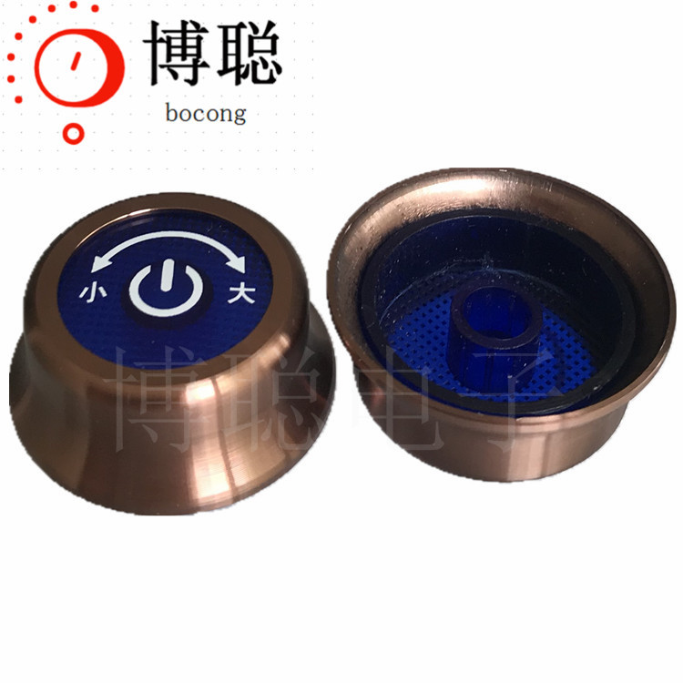 ͸����ť �¿���ťñ �⾶25-30 �߶�12mm ��ͭɫ������ť