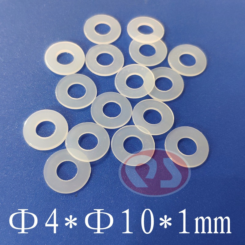 现货螺丝配件 绝缘片 介子尼龙 尼龙垫片M4*10*1mm介子 尼龙平垫