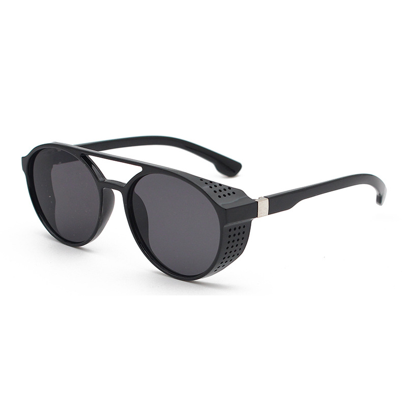 Simple Style Solid Color Pc Round Frame Full Frame Men's Sunglasses display picture 4