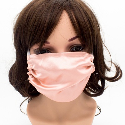 monolayer 100 mulberry silk Real silk Mask lady ventilation Ride a bike face shield Affordable type