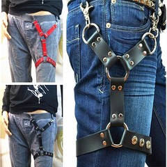 European and American cross-border original dark stockings Gothic style KTV trendy leg ring trendy girl performance accessories ankle bracelet