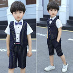 Детский жилет, комплект, пиджак классического кроя, костюм мальчика цветочника, платье для мальчиков, в корейском стиле, подходит для подростков