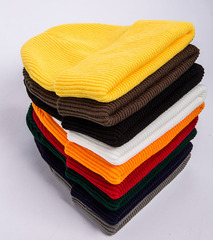 Cross-border supply European and American men and women solid color light board adult knitted hat pullover warm hip-hop hat ski hat woolen hat