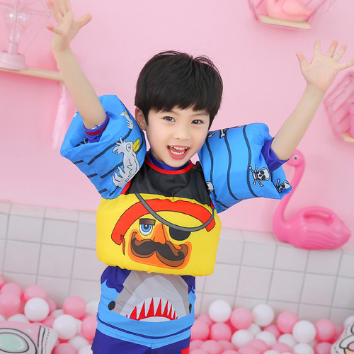Professional life jacket manufacturer, new children's life jacket, baby buoyancy water sleeves and vests, cartoon swimwear wholesale