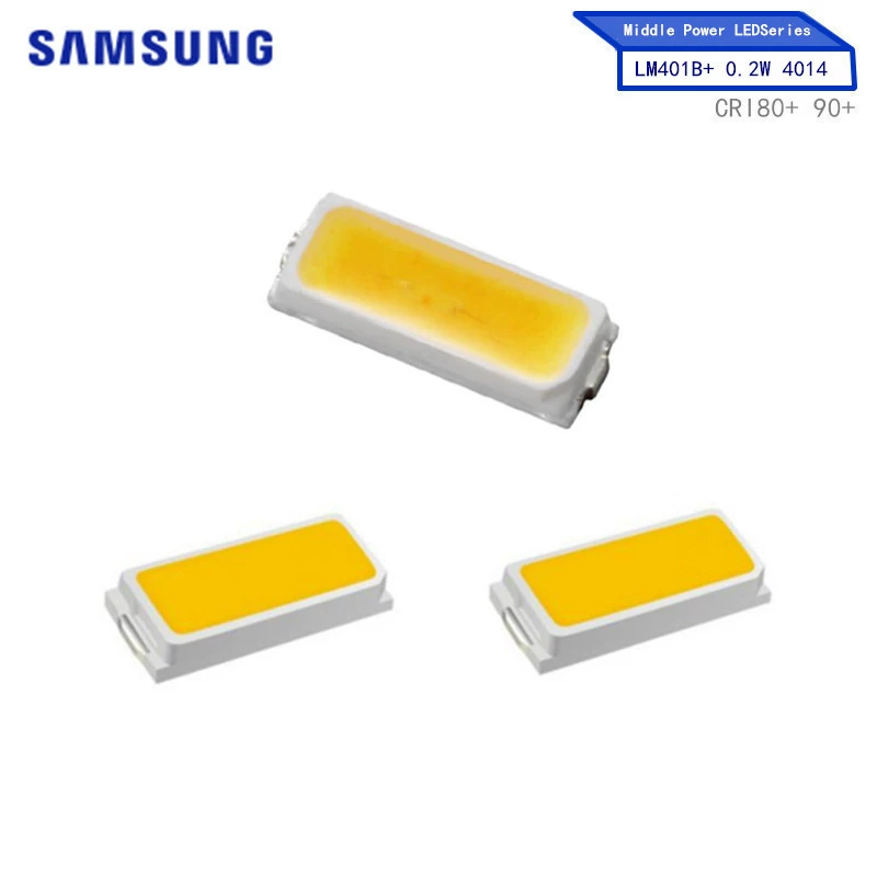 Средняя мощность светодиодной серии Samsung LM401B+RA80 Refining 4014 0.2W 3V