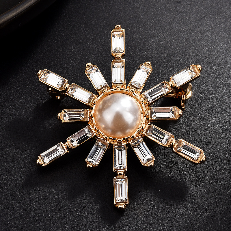 Elegant Pin Mouth Lips Flower Alloy Zircon Women's Silk Scarf Scarf Ring Corsage display picture 29