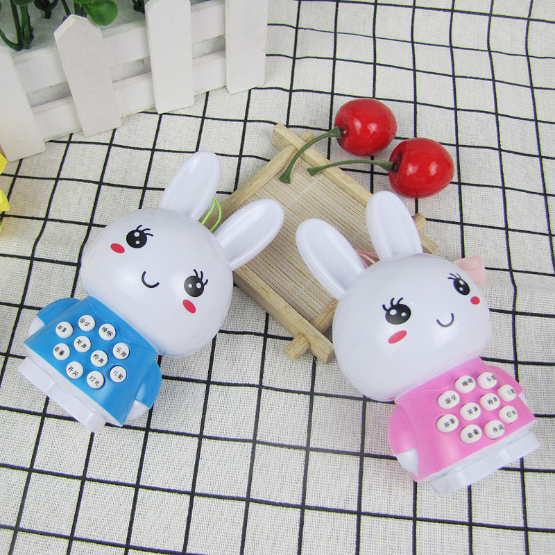 Mini máquina de educación temprana para niños mini máquina de Historia de conejo Ilustración bebé historia juguetes educativos para niños al por mayor