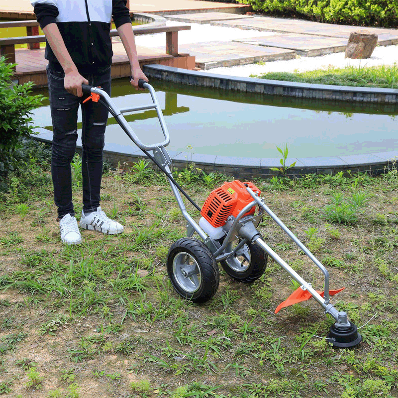 批发四冲手推割草机收割机小型汽油打草机 手推割草机批发