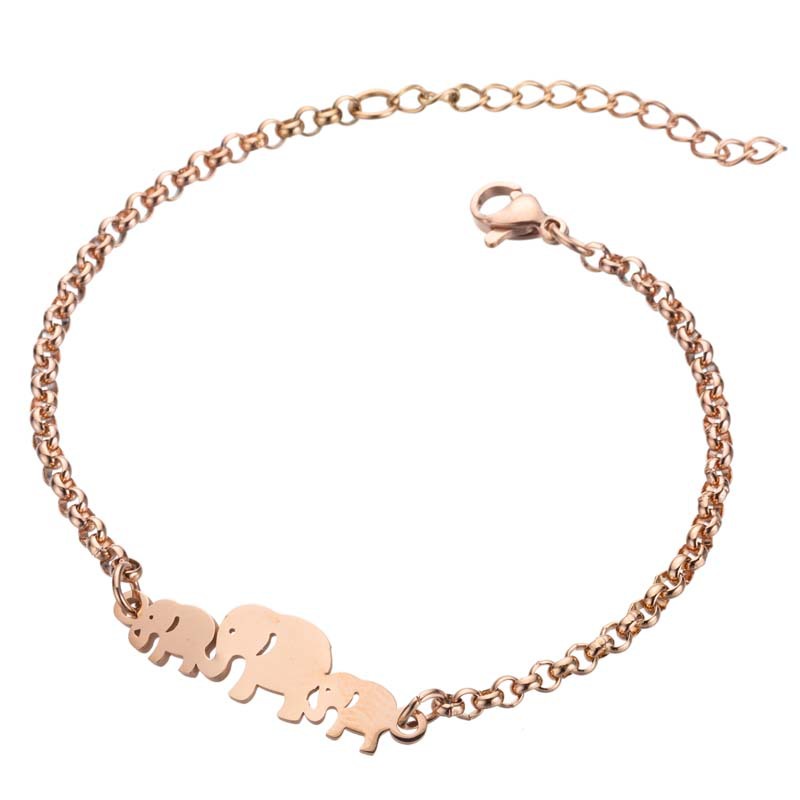 Stainless Steel Elephant Bracelet