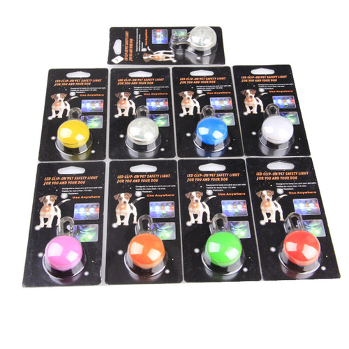 Pet Supplies LED Luminous Dog Pendant LED Pet Luminous Pendant Outdoor Travel Dog Outing Tag