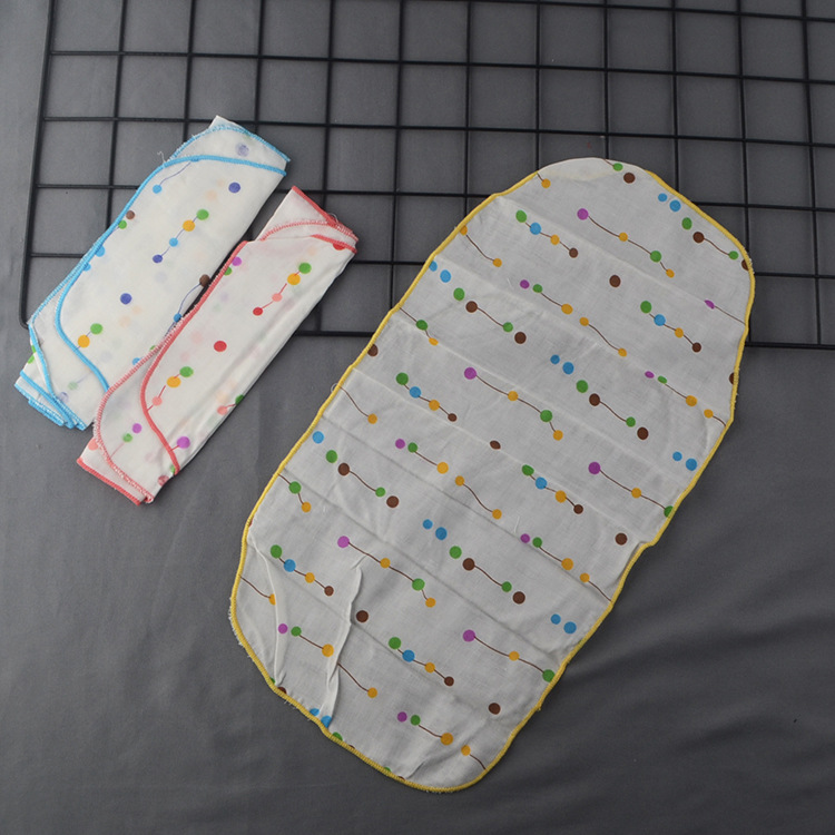 9088三条装  婴儿吸汗巾 竹纤维纱布汗巾