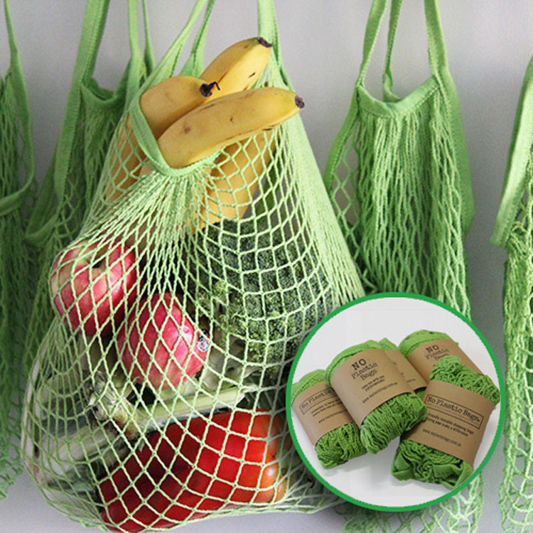 厂家直销韩国ins网红网兜定制LOGO多色网袋水果果蔬环保购物网袋