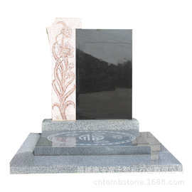 舟山市定海供应花岗岩墓碑 芝麻白火葬碑 墓碑图片大全大图