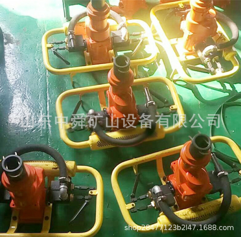 厂家供应ZQSJ-100/2.5架座支撑气动手持式钻机  煤矿手持气动钻机