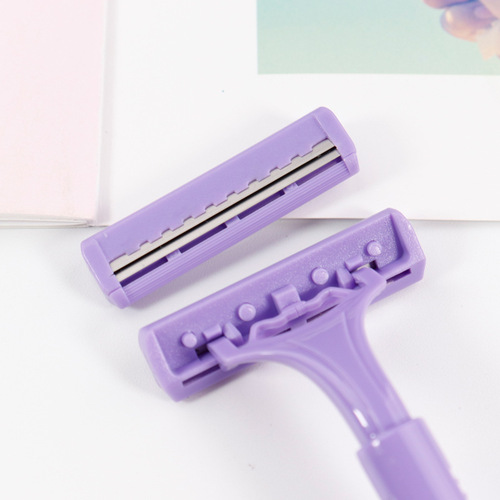 D0564 single pack manual shaver, women's leg and armpit hair shaving manual shaver, whole body hair remover wholesale